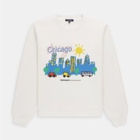 NWT Madhappy Chicago Exclusive Fleece Crewneck size M